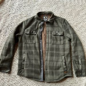 Voyager Shirpa Lined Shirt Jacket with Chest and side pockets - Medium